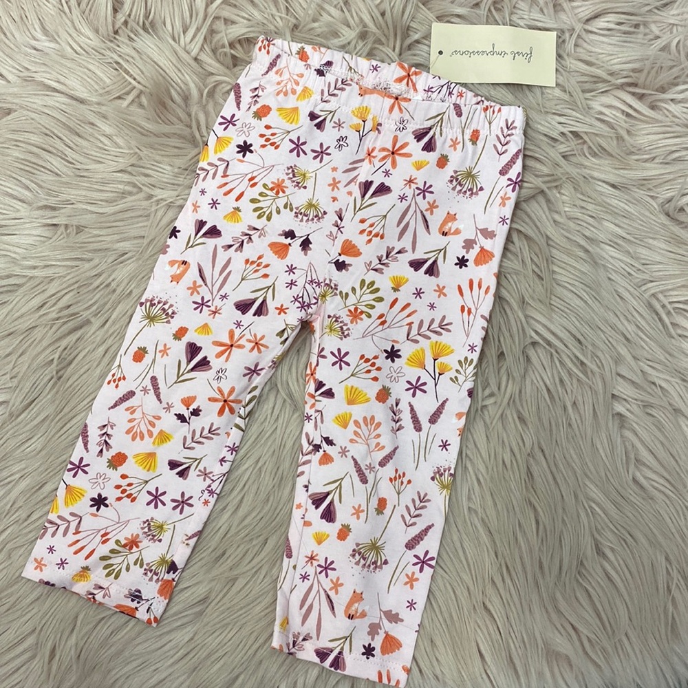 Cute Floral & Berry Leggings